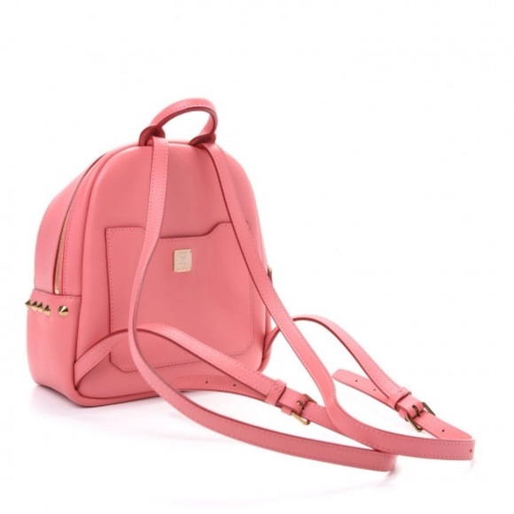 MCM- Calfskin Bunny Polke Mini Backpack